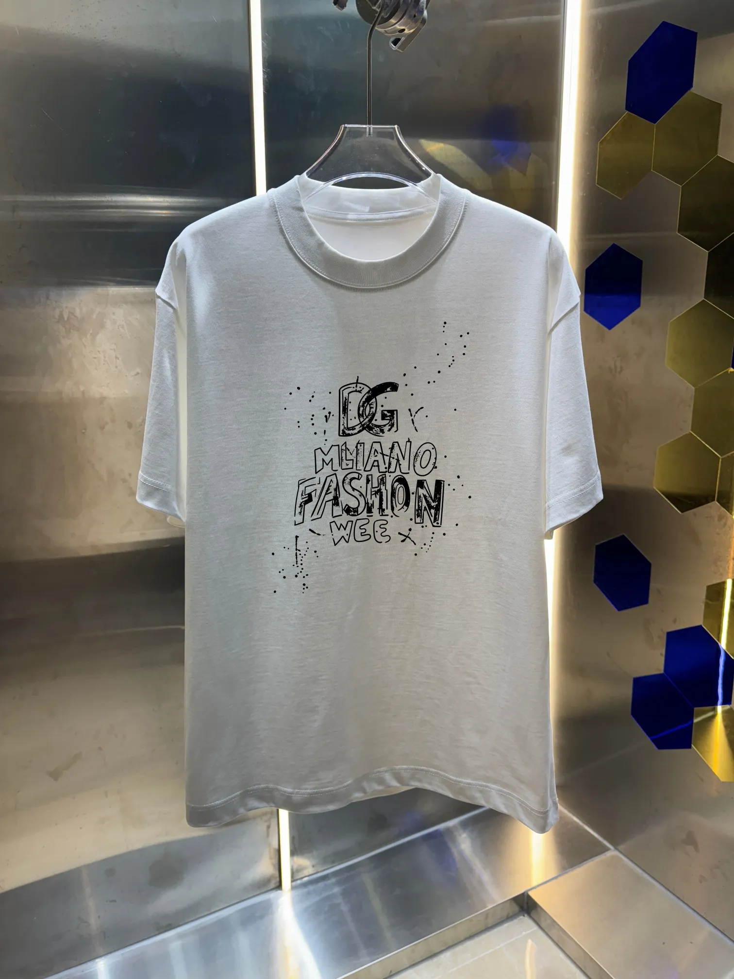 DG/ 2025ss Logo Versatile T Same Style ：Black White Green Purple Size: S M L XL XXL